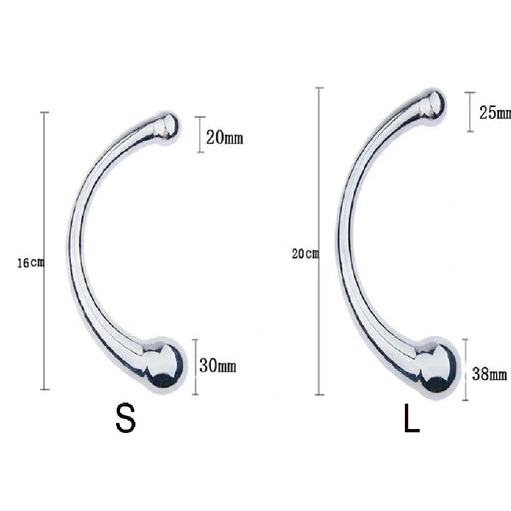 5858 Hook Steel Anal Elegant Stainless Double Ended 0707